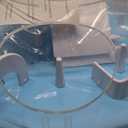 Cat Puzzle Feeder Toy, Slow Feeder for Dogs Cats, Interactive Food Dispenser, Fun and Rewarding Challenge, Mental Stimulation, Physical Activity, Adjustable Outlet, Every Pet (Blue)