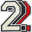 3Pcs 4.5 Inch Iron on Number Embroidered Patches, Number Patches for Dresses, Skirts, Hats, Socks, Bags DIY Accessories - 2