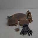 GEEBOBO 5 Tiered Tall Plant Stand for Indoor, Wood Plant Shelf Corner Display Rack, Multi-tier Planter Pot Holder Flower Stand for Living Room Balcony Garden Patio (Walnut)