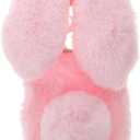 Mikikit Protective Phone Case for G Play 6.65 Inch Lightweight Fluffy Bunny Soft Cover Scratch Resistant Smartphone Shell Cute Animal Design (Pink)