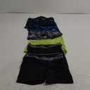 Hanes Boys' Big Performance Tween Boxer Brief Pack, X-Temp Mesh Stretch Underwear, Black, 6-Pack (Medium)