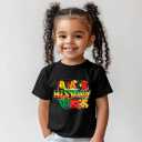 Juneteenth Shirts for Kids  Short-Sleeve T-Shirt for Boys & Girls, Ages 2-8, Celebrate Juneteenth Black History (Black)