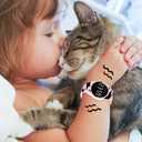 Kids Watches for Girls Boys Digital Sport Watch with Step Counter Pedometer Vibration Alarm Clock, No App Waterproof Fitness Tracker Kids Watch Boys Girls Teens Students Ages 5-16
