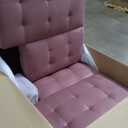 Shintenchi Futon Sofa Bed, Velvet Foldable Couch Reclining Sleeper w/Removable Armrests, Upholstered Loveseat w/Folding Cup Holders for Home, Office, Pink