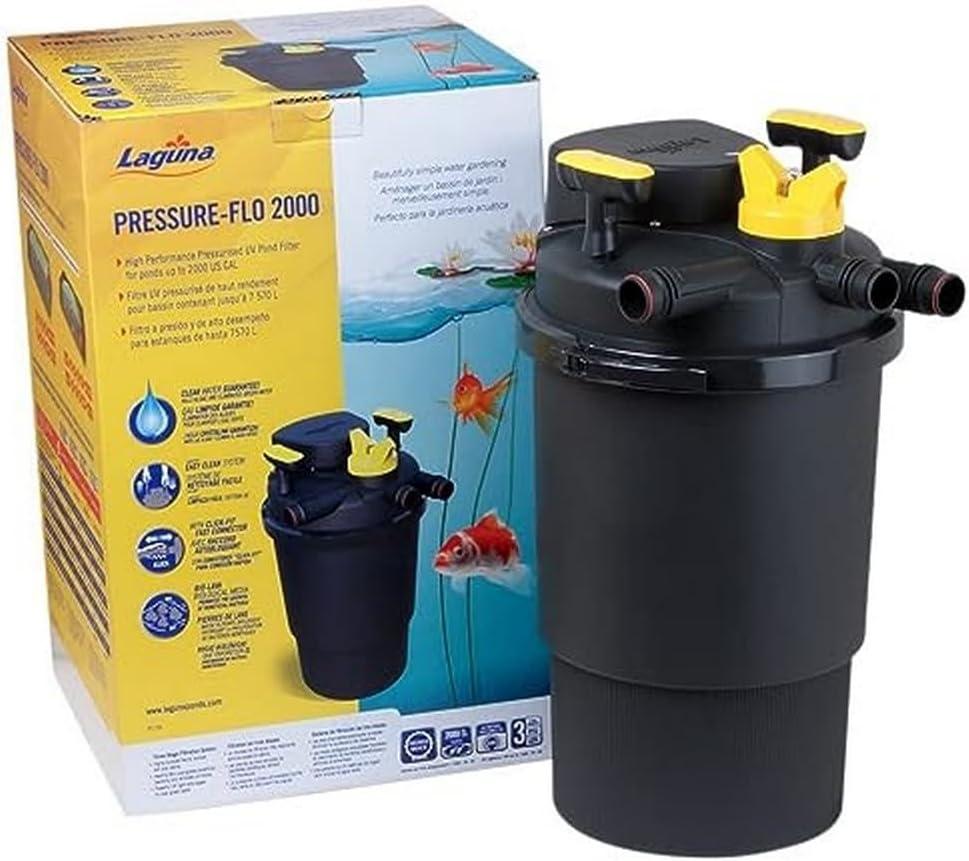 Laguna PF2000 13W Pressure Flo Filter,  High Performance Pressure-Flo Filter With 13 Watt UV