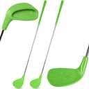 [2 Pack] Backyard Outdoor Golf Clubs with Oversized Club Heads - Two Right-Handed Clubs Perfect for Players Over 5ft Tall - Made to Hit Plastic or Foam Balls - Safe for Sand Grass Yards Beach & Parks