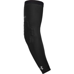 Under Armour Padded Compression Sleeve, Football, Basketball, Lacrosse, Sun Protection, 1 Sleeve (Adult- Small, Black)