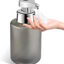 Automatic Soap Dispenser Foam Bathroom: Rechargeable Touchless Auto Smart Electric Plastic Grey Foaming Soap Dispenser - Kitchen - Hand Dish Lotion Couple
