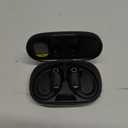 GNMN Active Noise Cancelling Ear Buds Wireless Earbuds 96hrs Playback Bluetooth Headphones Dual Battery Display Stereo Bass Earphones with Earhooks Microphone IPX7 Waterproof Headset for Sports/Gym (Black)