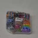 Chengu 5 Pack Collapsible Water Bottles 17 oz Bpa-free Silicone Portable Lightweight Foldable Water Bottle with Carabiner Leakproof Reusable for Travel Camping Hiking Cycling Sport Outdoor(Rainbow) (Mixed Color)