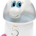 Crane Unicorn Ultrasonic Cool Mist Humidifier with Auto Shut-Off, For Baby Nursery and Kids Room, 1 Gallon Tank, Animal Humidifier For Kids Room