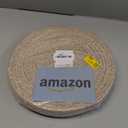 Round Placemats Set of 6, Cotton Rope Woven Table Mats, Hot Pads for Kitchen, Non Slip Heat Resistant Place Mats, 13 Inches Braided Placemat for Farmhouse Decor and Kitchen Table Decor (Khaki)