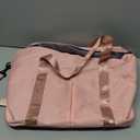 Duffle Bag for Travel, Carry-on Travel Bag with Trolley Sleeve, Sport Gym Bag for Women, Overnight Bag for Men, Hospital Bag for Labor and Delivery (Pink)