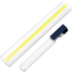 MAGDEPO 2X Bar Magnifying Ruler 6" with Guiding Line & Mini Line Magnifier with Clip for Reading Small Prints, Bible, Books, Newspaper, Documents, Instructions