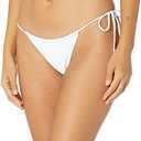 EIDON Women's Standard Cabana Minimal Coverage Tie Side Bikini Bottom Swimsuit, S