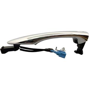 Left Driver Side Front Exterior Door Handle Compatible with Nissan Armada 2017 2018 2019 2020 2021 2022-2024 Compatible with Infiniti QX80 2017-2024 (Driver Side Door Handle Without Cover)