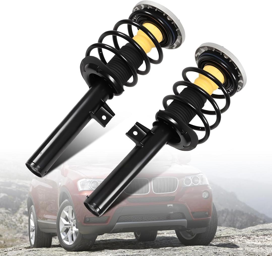 31316796315 Pair Front Struts Shock Absorber Assembly Compatible with X4 F26 2015-2018 X3 F25 2011-2017 31316796316 31316796417