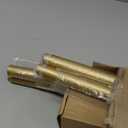 2 Pack Gold Curtain Rods for Windows 28 to 48 Inch(2.3-4ft), 1 Inch Diameter Heavy Duty Curtain Rod, Adjustable Decorative Drapery Poles 18-45", Brass Gold