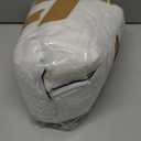 1 MIDDLE ONE Throw Pillows (Pack of 2, White), 16 x 16 Inches Decorative Pillow Insert for Couch, Sofa and Bed, Memory Foam Indoor Square Pillow Forms Stuffer (16x16 Inch)