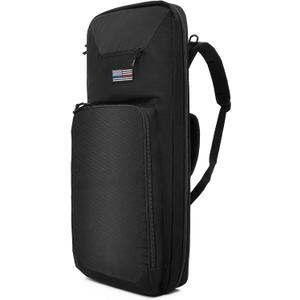 DAREKUKU 30 Rifle Bag Gun Backpack SBR Tactical Firearm Soft Case with Compartment, MOLLE Panel, Hideable Backpack Straps, Perfect Bug Out Truck Bag for Hunting and Shooting