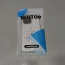 NITITOP Compatible with iPhone 11 Case Clear with Card Holder Cute Floral Flower Leaves Design for Women Girls Slim TPU and Hard Back Bumper Wallet Shockproof Protective Cover - White