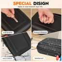 Carrying Case for Nintendo Switch 2 (2025), Large All in One Hard Travel Cases with Game Card Slots, Portable Case Storage Bag Protective Pounch for Nintendo Switch 2 Console and Accessories -Black