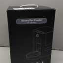 Automatic Cat Feeder with Surveillance Camera, Food Dispenser, White