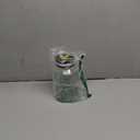 QPEY Coin Counter Piggy Bank, Coin Jar for Adults, Digital Counting Money Jar, 1.8L Capacity Coin Counter Machine with LCD Counter, Change Jars for Saving (Silver) (Sliver)