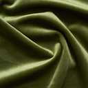 Solid Drapery/Upholstery Soft Velvet Fabric Color Olive Green