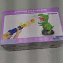 Moveable Dinosaur Shooting Toys for Kids 3-8 Years, Movable Shooting Target Toy with Air Pump Launcher, Interactive Competition Game Gift for Boys and Girls Ages 3 4 5 6 7 8 Years Old 