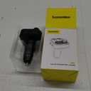 60W Bluetooth 5.4 FM Transmitter Car Adapter [Reinforced Dual Mics & Deep Bass] [Dual PD 60W & QC3.0] Fast Charging Handsfree Calling Wireless Radio Bluetooth Transmitter for Car [Black] (Black)