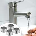 2 x 10pcs Faucet Aerators kit, Bathroom Brass 15/16 Inch Tap Filter with 10 Washers Sink Aerator Replacement Faucet Aerators Kitchen Faucet Aerator for Moen