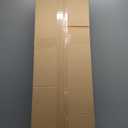 Foldable Bulletin Board 47x24 inches, 0.35" Thick Felt Wall Tiles, Large Cork Board with Adhesive Sticker, Round Edges Wall Panels for Office Bedroom Living Room, Decorative Board (Beige)