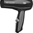 Revlon Compact Hair Dryer | 1875W Lightweight Design, Perfect for Travel, (Black)