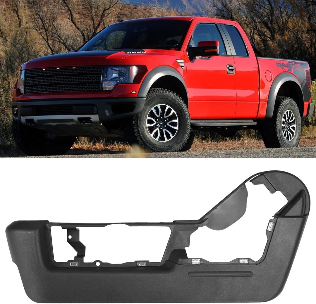 Moonlinks Compatible with Ford F150 2009-2014/ Lincoln Mark LT Truck 2010-2014 Seat Trim Panel Bezel Cover, Black Left Driver Power Seat Bottom Track Trim Panel Cover Replace for 9L3Z-1562187-JA