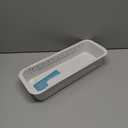 YouCopia DrawerFit Expandable Kitchen Drawer Organizer: Sliding Storage Tray for Utensils & Accessories in Deep Drawers, Expandable 1523" wide, White Speckled BPA-free