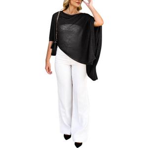 Bsubseach Shrug Sheer Poncho Shawl Crochet Swimsuit Cover Up Off the Shoulder Tops for Women Caribbean Vacation Outfits (Small, Black)