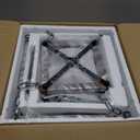 Lanpesting Farmhouse Walnut Chandelier with Chain,16 Inch Modern Geometric Rustic Vintage Hanging Pendant Ceiling Light Fixture for Dining Room Bedroom Kitchen Island Hallway Foyer Entryway