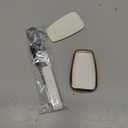 MILD EAST for Toyota 4Runner Key Fob Cover with Keychain Compatible with 2016-2024 RAV4 Camry Prius Prado Highlander Avalon (White)