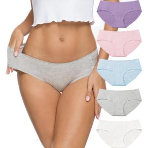Altheanray Womens Underwear Cotton Seamless Soft Hipster Panties Ladies Mid Rise Bikini (Medium, Light Colors) Altheanray Womens Underwear Cotton Seamless Soft Hipster Panties Ladies Mid Rise Bikini (Medium, Light Colors)