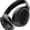 Skullcandy Crusher ANC 2 Over-Ear Noise Canceling Wireless Headphones with Sensory Bass and Extra Charging Cable, 50 Hr Battery, Microphone, Works with Bluetooth Devices, True Black