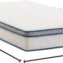 ZINUS 8 Inch Spring Sensation Hybrid Mattress [New Version], Medium Firm Feel, Fiberglass Free, Youth and Guest Bedroom, Mattress in A Box, Twin