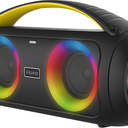 iHome Splashproof Boombox Bluetooth Speaker with FM Radio