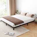 GAOMON 6" Queen Bed Frame, Low-Profile Metal Platform, Black