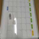 24" x 18" Magnetic Monthly Dry Erase Whiteboard Calendar for Wall