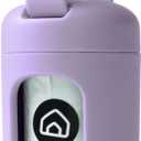 DIGGS Dog Poop Bag Dispenser for Leash - Premium Dog Waste Bag Holder with Easy One-Hand Dispensing (Lilac)