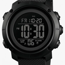 Digital Watch Sports Waterproof Military Back Light Small Watch for Men Black 1426