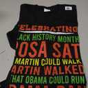 Celebrating Black History Month, Inspirational Power Leaders T-Shirt, Large