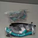 Vvinca Snorkel Set for Kids 3-14, Dry Top Snorkeling Gear for Boys Girls Youth, Panoramic View Swim Goggles with Nose Cover & Anti-Fog Lens, Junior Scuba Diving Mask with Adjustable Soft Fabric Strap