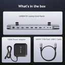 TobenONE 16-in-1 USB-C Docking Station 3 Monitors & Dual Monitor,2 HDMI+DP+6 USB Ports for Office & Home Use,Capable of 100W Power Supply & 2.5Gbps Ethernet, Used with Dell/HP/Lenovo